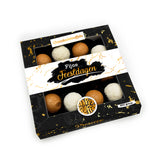 Chocoladetruffels - "Fijne Feestdagen" special - Prosecco (12 truffels) 200 gram