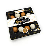 Chocoladetruffels - Prosecco - "Jij bent Goud Waard" (12 truffels)