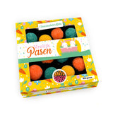 Chocoladetruffels - Paaseditie "Vrolijk Pasen" (12 truffels) 200 gram