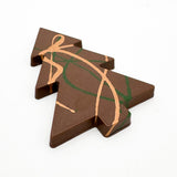 Dubai Knafeh chocolade Kerstboom (160 gram) [Plasticvrij]