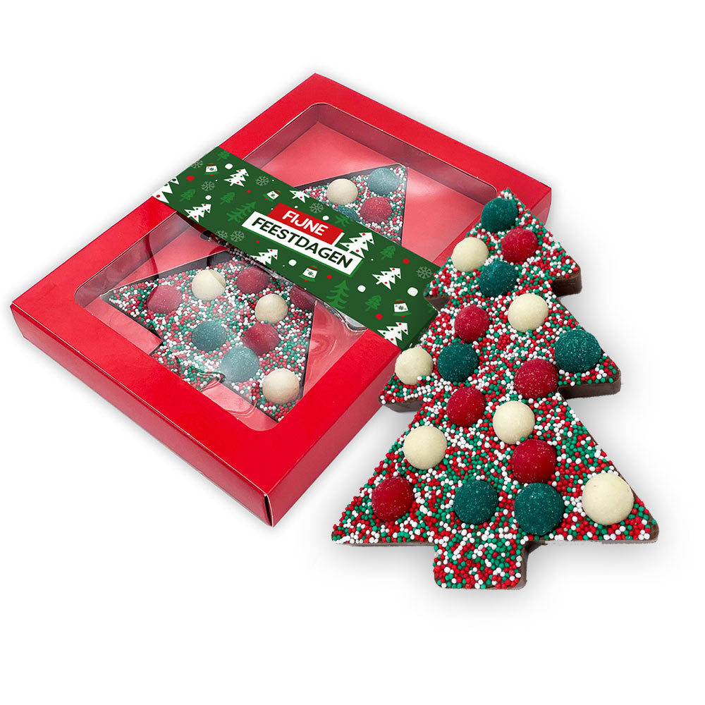 Chocolade Happy Kerstboom (190 gram)