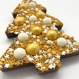 Chocolade Happy Kerstboom Goud (190 gram)