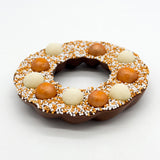 Chocoladetablet Gouden Kerstkrans (150 gram)