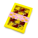 Paaskusjes chocolade "Een Paaskus door de bus" (15 lipjes)