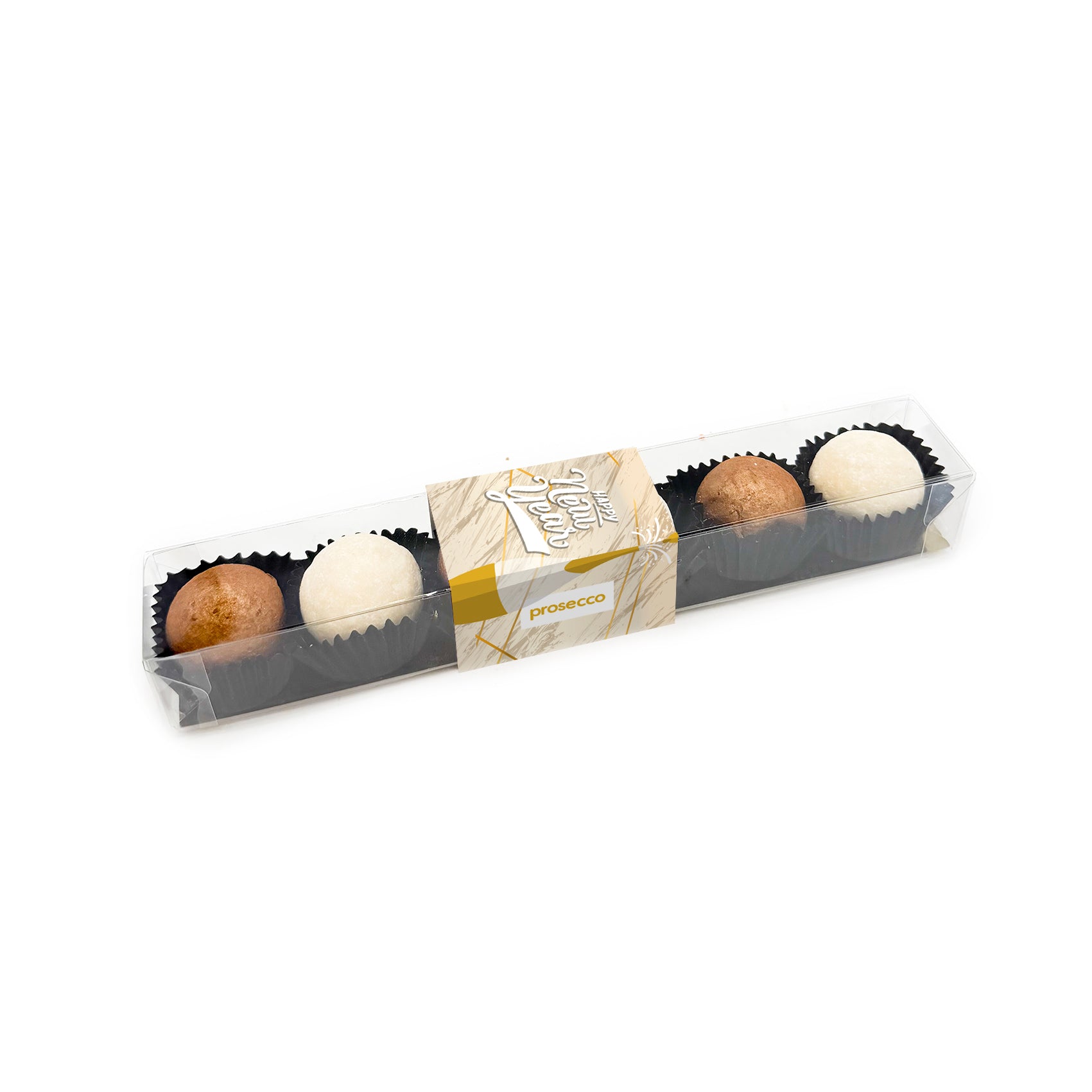 Chocoladetruffels - Happy New Year special - Prosecco (6 truffels) 85 gram