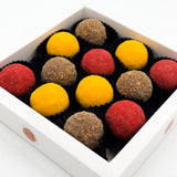 Chocoladetruffels – “Wie zoet is..” Sint mix (12 truffels) 200 gram