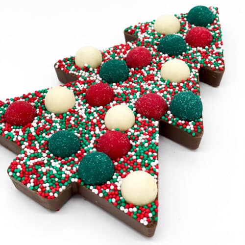 Happy Chocolade Kerstboom "Fijne feestdagen" (180g)