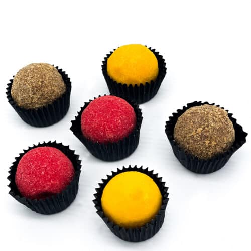 Chocoladetruffels - "Wie zoet is.." Sint mix (12 stuks)