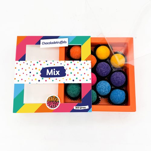 Chocoladetruffels - Mix “Dikke knuffel” (12 stuks)