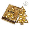 Happy Chocolade Kerstboom goud "Fijne feestdagen" (180g)