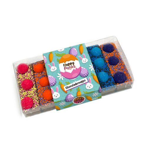 HappyPasen - chocoladereepjes (200g) - Chocolade Pasen