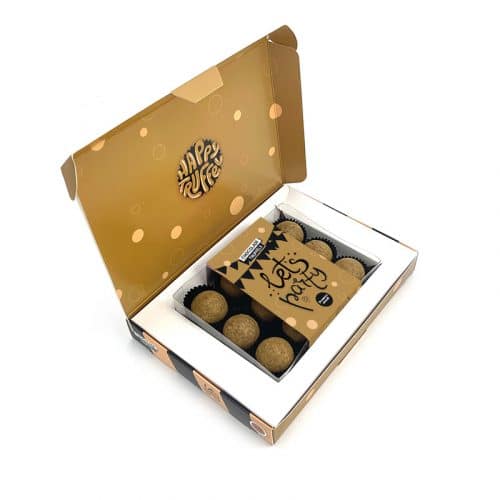 Chocoladetruffels Giftbox - "Let's Party" Goud (prosecco)