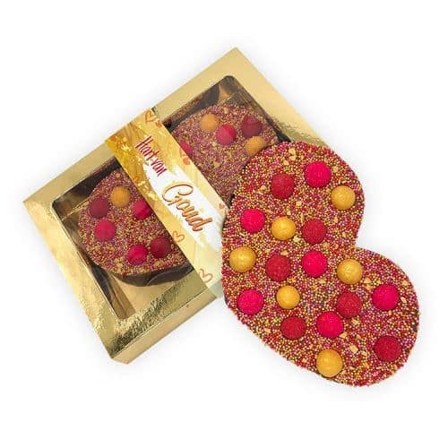 chocolade hart goud