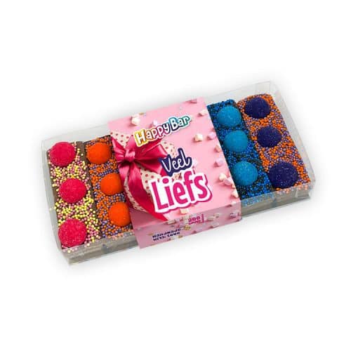 Chocoladereep - HappyBar Proeverij "Veel Liefs" (200g)