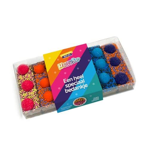 Chocoladereep - HappyBar Proeverij "Een heel speciaal bedankje" (200g)