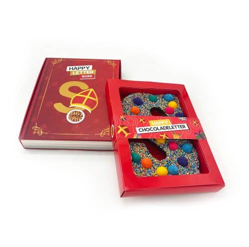 Happyletter boek giftbox Chocoladeletter