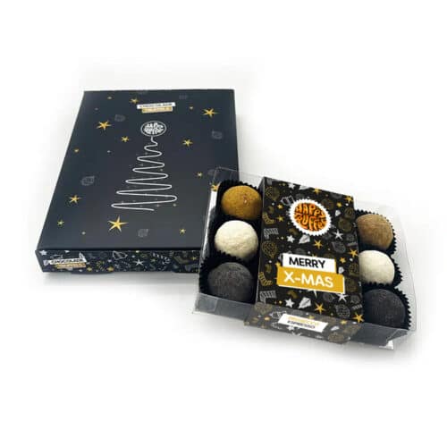 Chocoladetruffels Fijne feestdagen giftbox