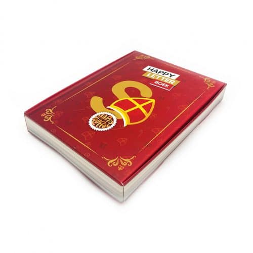 Happyletter boek giftbox Chocoladeletter (250g)