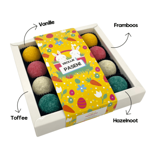Vrolijk Pasen chocoladetruffels