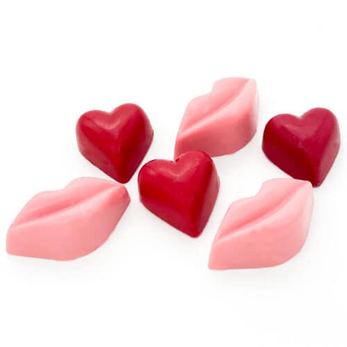 Happy Kusjes/Hartjes chocolade "Speciaal bedankje" (6 stuks)