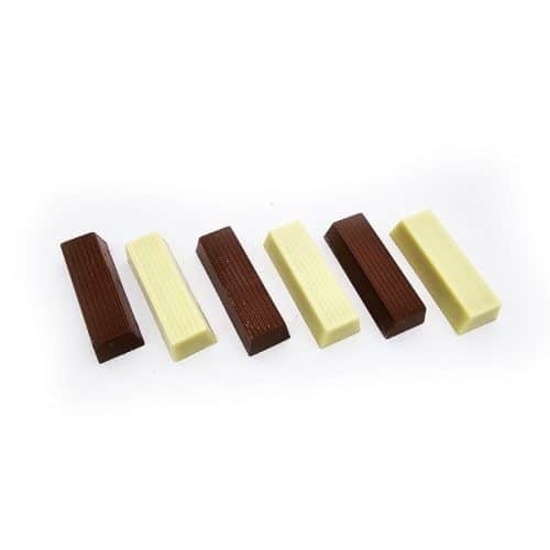 Dubai Pistache Knafeh mix chocoladereepjes (6 stuks)