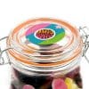 Snoeppot weck “Gefeliciteerd Pot” mix snoep/drop (1000 ml)