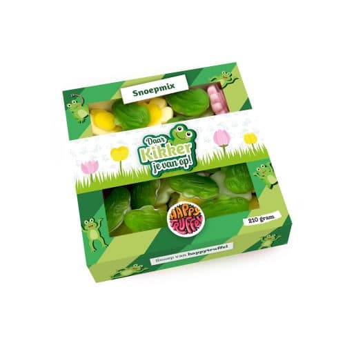 Snoeppakket “Daar Kikker je van op!” (210 gram)