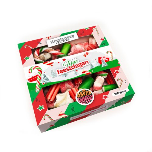 Snoeppakket “Fijne feestdagen” mix snoep (210 gram) - Limited Edition