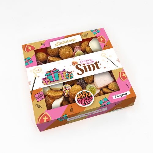 Snoeppakket “Groeten van de Sint” strooigoed (175 gram) - Limited Edition