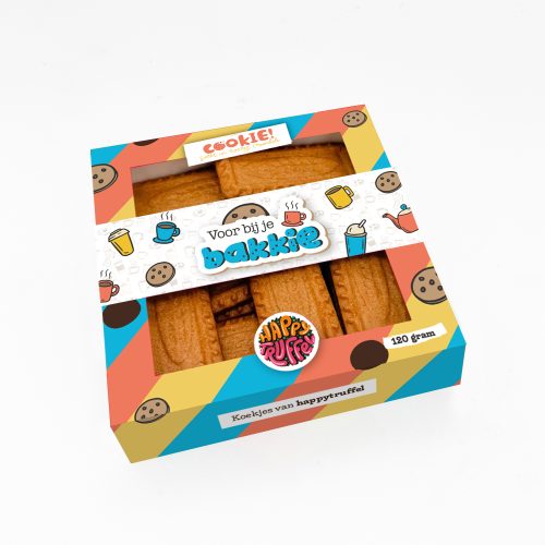 Snoeppakket “Voor bij je bakkie” Speculooskoekjes (120 gram)